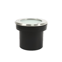 Luminaire d'angle LED IP68, lampadaire LED pour escalier, jardin, aménagement paysager, applications carrées, acier inoxydable