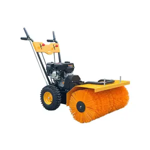 Factory Price Gas Powered Sweeper Snow Plow Road Sweeper