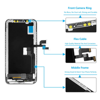 Haute qualité pour iPhone X 6 6s 7 8 11 incell écran LCD tous les modèles numériseur écran tactile pièces de rechange