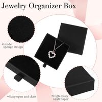 Boîte cadeau en papier avec tiroir coulissant pour bijoux personnalisés