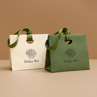 Sac en papier cadeau de luxe pour mariage, vente en gros d'usine, emballage personnalisé avec logo, texture, ruban pour bijoux