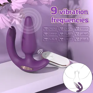 Jouets sexuels adultes pour couples, double vibration, stimulation du vagin, plug anal, vibromasseur, jouets sexuels pour femmes et hommes, S-HANDE