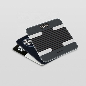 Bluewill Đen quy mô Thông Minh Kỹ thuật số phân tích chính xác cao thủy tinh trọng lượng cơ thể balanza với màn hình LCD hiển thị hỗ trợ lên đến 180kg - Product Image 6