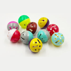 Cucciolo di plastica cavo palla da gioco rotonda con campana Jingle suono giocattolo per gatti sicuro resistente ai graffi e ai giocattoli da masticare per animali domestici - Product Image 4