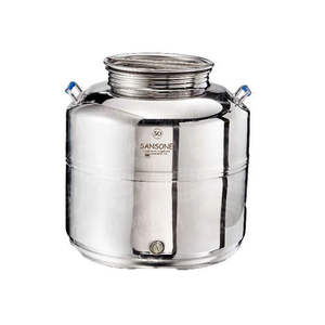 Conteneur en acier inoxydable Sansone 25 L pour le stockage des aliments - Product Image 1