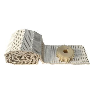 800 yuvarlak delik örgü kemer 800 konveyör bant 800 plastik zincir plaka 800 modüler kemer - Product Image 3