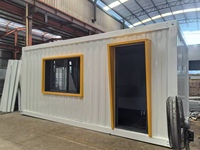 Vente directe d'usine de maisons conteneurs détachables et mobiles, maisons préfabriquées modulaires robustes en panneaux sandwich