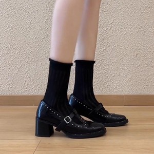 Zapatos de Tacón Bajo Minimalistas de Cuero para Mujer, Novedad 2026, Casuales, Sin Cordones, Tipo Vestir - Product Image 5