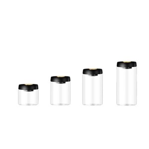 Borosilicate Glass Airtight Vacuum <strong>Jar</strong> with Lid for Camping and Kitchen Use Portable Spice <strong>Coffee</strong> Tea Bean <strong>Storage</strong> Container - Product Image 5