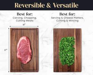 Accesorios de cocina Tabla de cortar de madera de acacia grande con tanque de jugo y tabla de cortar de mango conveniente para Cocina - Product Image 3