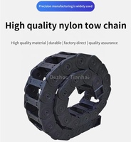 Kabelmanagementprodukte schwarze Tankkette hochwertige Nylon-Schleppkette