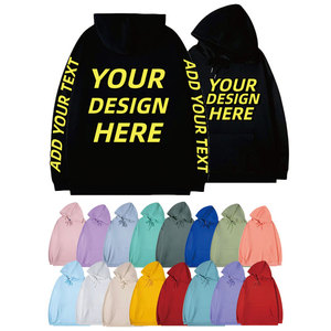 Sweat-shirts et sweats à capuche pour hommes, surdimensionnés, de haute qualité, avec logo et texte personnalisés, vente en gros à faible MOQ - Product Image 5