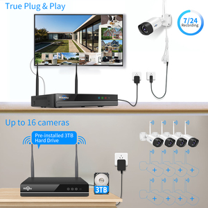 Customize 16-Channel 5MP Night Vision Wireless Wifi Outdoor CCTV IP Camera <b>System</b> WK6-16HB315 Wifi Outdoor Cctv Camera <b>System</b> Ho - Product Image 2
