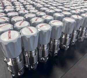 Regolatore di Pressione NAI LOK di Alta Qualità in Acciaio Inox 316L per Bombole di <span class=keywords><strong>Gas</strong></span>, 200 bar, per Argon, Ossigeno, Acetilene, 1/4 NPT per Sistemi di <span class=keywords><strong>Gas</strong></span> da Laboratorio - Product Image 5