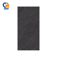 Azulejos de Porcelana Modernos para Piso y Pared, 600x1200mm, 9.5mm de Grosor, Antideslizantes, Glaseados, Resistentes al Ácido, Antibacterianos, Textura de Piedra, Acabado Brillante