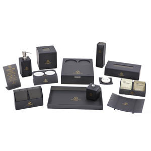 Boîte à mouchoirs, boîte à thé, plateau multifonctionnel en acrylique givré, personnalisé, haut de gamme, pour chambre d'hôtel, articles divers, consommables dentaires - Product Image 2