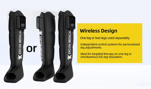 Zoshine 4 6 8 <span class=keywords><strong>chambers</strong></span> tùy chỉnh phù bạch huyết thể thao thư giãn không khí nén phục hồi khởi động phục hồi chức năng chân Massager máy - Product Image 2