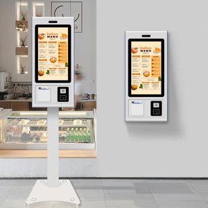 음식 배달 로봇 자체 운전 21.5 인치 안드로이드 시스템 셀프 서비스 금전 등록기 터치 스크린 키오스크 KFC 패스트 푸드 주문 - Product Image 1