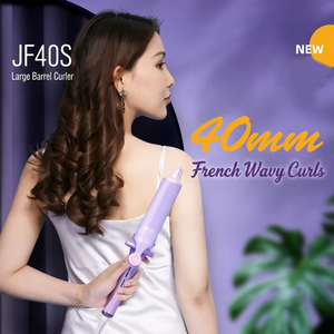 Rizador de Pelo Francés de 40 mm con <span class=keywords><strong>Ondas</strong></span> Grandes, Cerámica Sakura, Iones Negativos, 5 Ajustes de Temperatura, Apagado Automático, <span class=keywords><strong>para</strong></span> Todo Tipo de Cabello - Product Image 2
