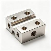 Composants sur mesure non standard en aluminium et acier inoxydable usinés par tournage et fraisage CNC, à tolérances strictes, pour équipements d'automatisation