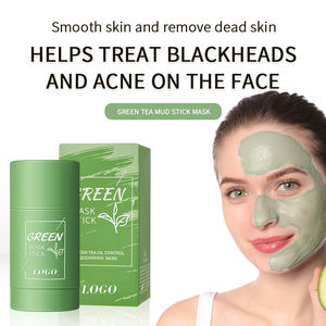 Améliorer les hémorroïdes du <span class=keywords><strong>visage</strong></span> blanchissant et éclaircissant la <span class=keywords><strong>peau</strong></span> après utilisation n'est pas serré nettoyer en profondeur le bâton de masque de boue d'argile de thé vert - Product Image 6