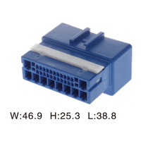 Connecteur automobile en plastique électrique AH7326-0.7-2.8-21 connecteur automatique de faisceau de câbles mâle et femelle