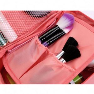 Sac de toilette de voyage portable grande capacité, étanche, avec fermeture éclair, pour ranger les cosmétiques - Product Image 6