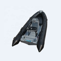 Bateau pneumatique semi-rigide Huixin RIB520C Sport Yacht avec coque en V profond, PVC/Hypalon/Fibre de verre 1,2 mm, durable, capacité 6 personnes