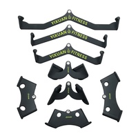 Équipement de tension en acier Câble Machine Attachements Curl Triceps Lat Pulldown Bar Retour Force Fitness Équipement Accessoires