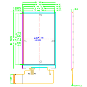 4 Inch TFT <span class=keywords><strong>LCD</strong></span> 480X800 IPS <span class=keywords><strong>RGB</strong></span> Giao Diện Màn Hình <span class=keywords><strong>LCD</strong></span> Hiển Thị Màn Hình 3.97 Inch TFT <span class=keywords><strong>LCD</strong></span> - Product Image 2