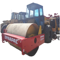 Compacteur vibrant Dynapac d'occasion à tambour unique CA251D CA30 CA301, rouleau compresseur routier, moteur à essence, pompe hydraulique
