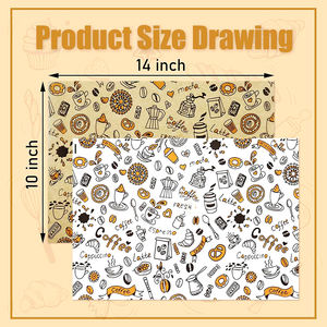 Eco-Friendly Coated <b>Food</b> Grade Hamburger <b>Wrapping</b> <b>Paper</b> | Greaseproof for Cookies Bread & More EU/US Compliant - Product Image 5