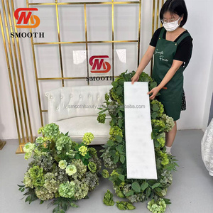 Nouveau design de centre de table de décoration de mariage fleurs cadre en arc en métal Arrangement de fleurs artificielles pour toile de fond de décoration de fête - Product Image 2