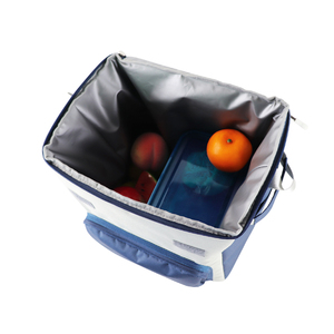 Customizable Colors Portable Lightweight Thermal Polyester Insulated Foldable Outdoor Cooler <b>Bag</b> Adjustable Shoulder <b>Strap</b> Food - Product Image 2
