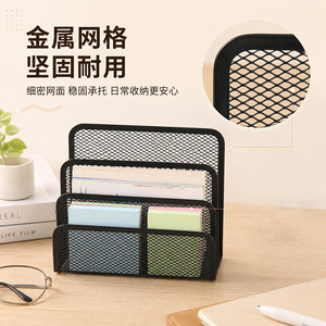 Estante de Metal Multicapa para Archivos, Organizador de Documentos de 4 Niveles, Negro, Almacenamiento de Papelería de Oficina, Soporte para Libros, Accesorios de Escritorio - Product Image 5
