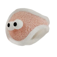 Couvre-oreilles d'hiver chauds et épais, mignons et amusants, en peluche, pour le cyclisme, anti-gel, résistants au froid