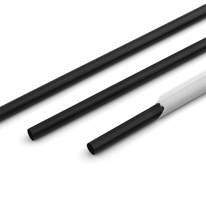 Dùng một lần 0.8x21cm đen nhựa ống hút với giấy bọc cho nước & nước trái cây uống cho các bên - Product Image 5