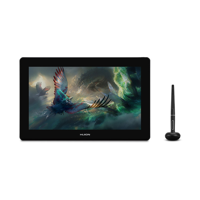 Huion Kamvas Pro 16 Plus 4k15.6 INCHES Anti Glare Glass Lcd IPS Screen Graphic Drawing Tablet Monitor with Digital Pen