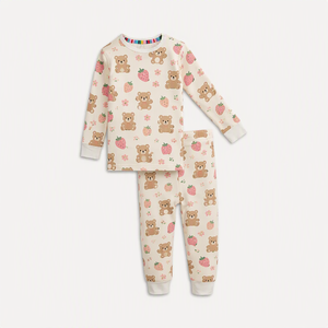 Organic Bamboo Kids Pajamas Magnetic PJ Set Kids Sleeping Suit Custom Children's Sleepwear Kids Lounge Wear Children Clothing - Product Image 4