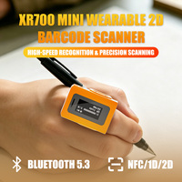 Lecteur de codes-barres 2D sans fil robuste NETUM XR700, lecture DPM, étanche, antichoc, portable, usage industriel, stock COM