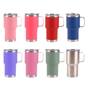 20oz tumbler stainless steel beer <b>mug</b> <b>double</b> <b>wall</b> bpa-free stainless steel cups leak-proof seal with lid reusable beer <b>mug</b> - Product Image 3