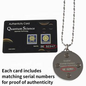 Nouveau collier pendentif en cristal de style japonais, coloré, science quantique avec charme d'énergie positive - Product Image 5