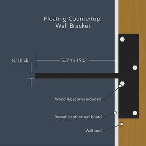 WEKIS Support de table/banc en métal robuste de haute qualité, réglable en angle, revêtement noir, capacité 75 lbs - Product Image 3