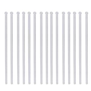 Cocktail Stirring Stick 180Mm Plastic Cylindrical Head Transparent For Cocktail Shaker - Product Image 4