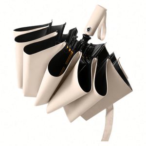 Parapluie inversé automatique grand format pour la pluie et la protection UV, parapluies pliants portables, cadeau promotionnel - Product Image 1