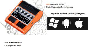 Joyo JAM BUDDY แป้นโลหะสำหรับเอฟเฟกต์กีตาร์แบบพกพาสำหรับสายเครื่องดนตรีเบสทำจากเหล็กและพลาสติก - Product Image 4