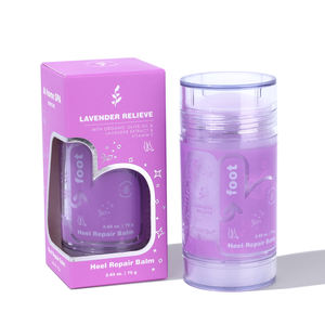 <span class=keywords><strong>Solo</strong></span> logotipo personalizado estándar lavanda Bálsamo hidratante para pies Anti Chaps Stick invierno bálsamo antigrietas - Product Image 1