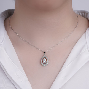 Classic 925 Sterling Silver Cushion Cut Halo CZ Jewelry <b>Set</b>, 3PCS Square Shape Cubic Zirconia Ring Earrings Necklace <b>Set</b> - Product Image 2