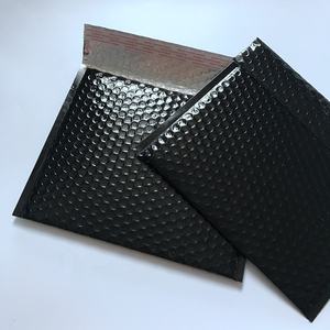 <span class=keywords><strong>Enveloppe</strong></span> à bulles en aluminium noir brillant, 100 pièces, sac de livraison express, échantillon gratuit - Product Image 6