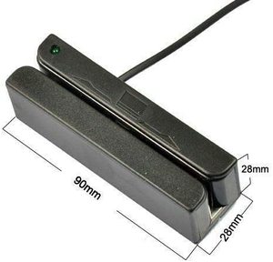 Mini USB <span class=keywords><strong>Magstripe</strong></span> 3-Track POS System Tarjetas DE CRÉDITO Hi Lo Co Scanner Swipe Lector de tarjetas de banda magnética - Product Image 6